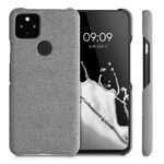 Husa pentru Google Pixel 5a, Textil, Gri, 54994.25 fotografia produsului View 2 S