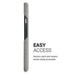 Husa pentru Google Pixel 5a, Textil, Gri, 54994.25 fotografia produsului View 5 S