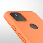 Husa pentru Google Pixel 5a, Silicon, Portocaliu, 55374.150 fotografia produsului View 9 S