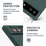 Husa pentru Google Pixel 6, Silicon, Verde, 55434.171 fotografia produsului View 4 S