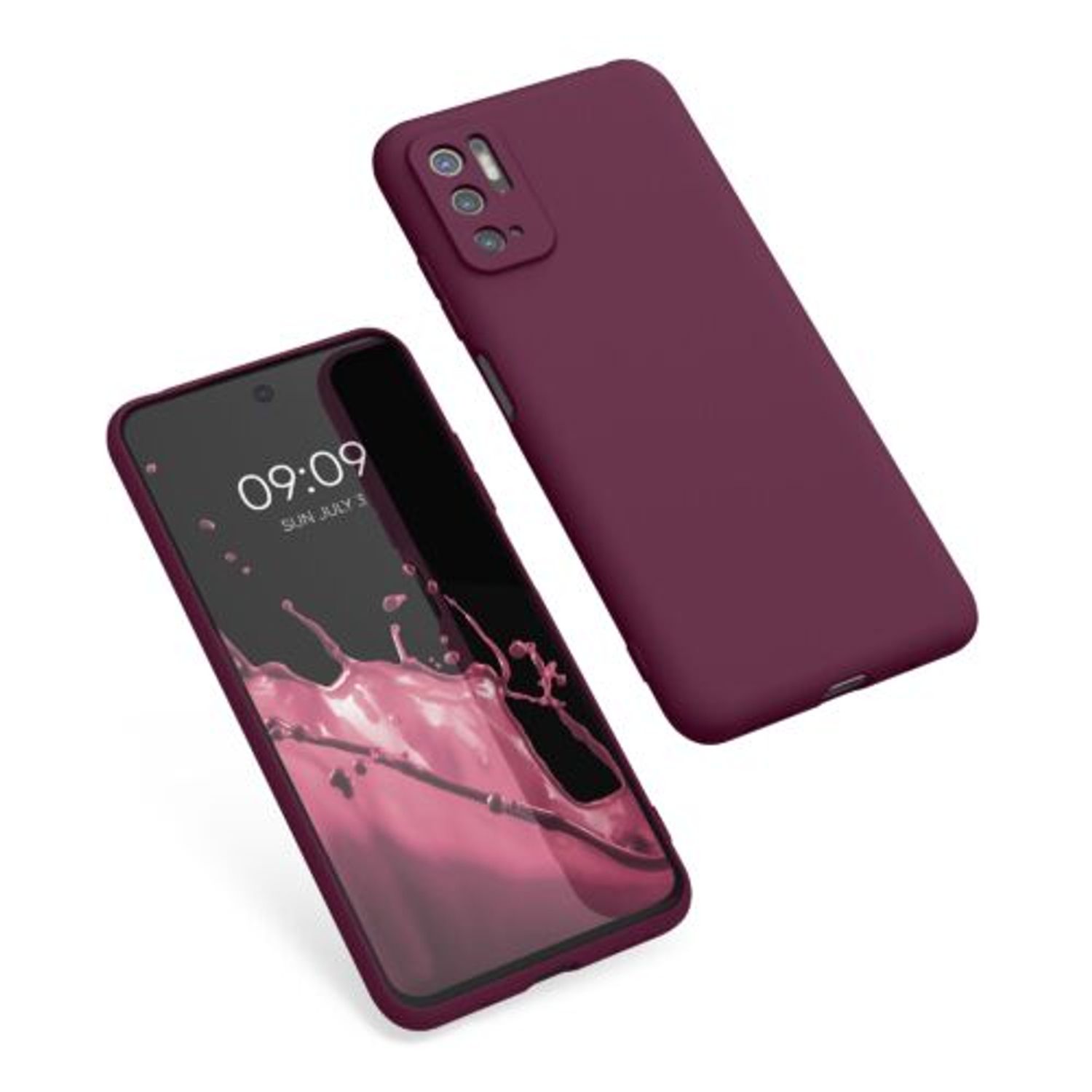 Husa pentru Xiaomi Poco M3 Pro 5G, Silicon, Violet, 55363.187 fotografia produsului View 2 L