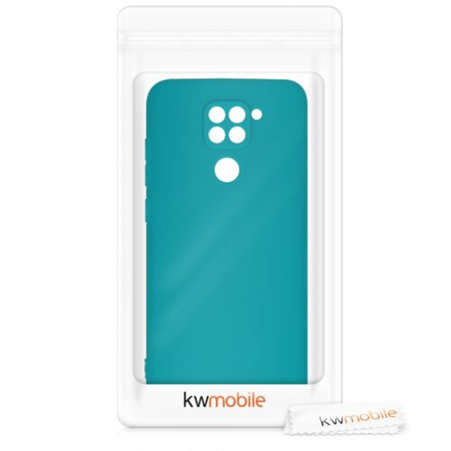 Husa pentru Xiaomi Redmi Note 9, Silicon, Verde, 52437.57 fotografia produsului View 7 L