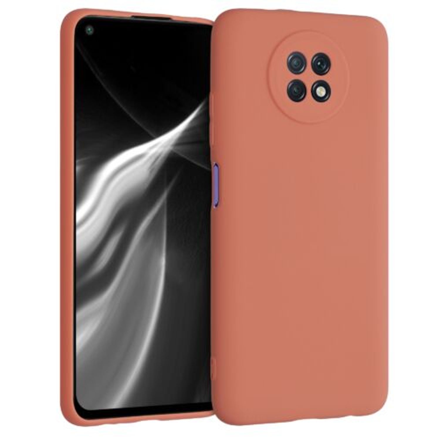 Husa pentru Xiaomi Redmi Note 9T, Silicon, Roz, 54216.215 fotografia produsului
