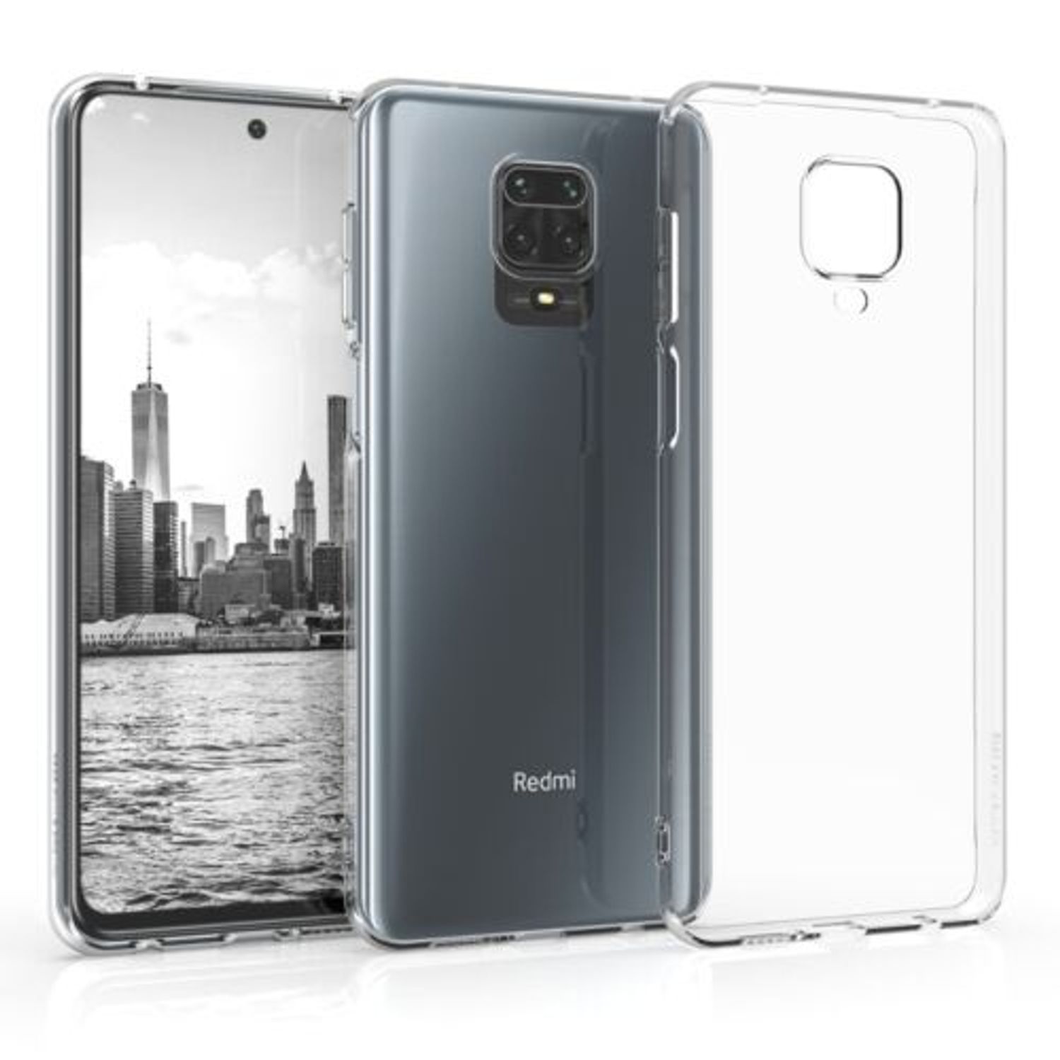 Husa pentru Xiaomi Redmi Note 9S/Redmi Note 9 Pro/Redmi Note 9 Pro Max, Silicon, Transparent, 52145.03 fotografia produsului View 2 L
