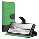 Husa pentru Sony Xperia 10 III, Textil, Verde, 55131.71 fotografia produsului View 2 S