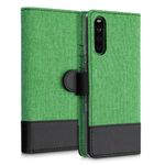 Husa pentru Sony Xperia 10 III, Textil, Verde, 55131.71 fotografia produsului View 4 S