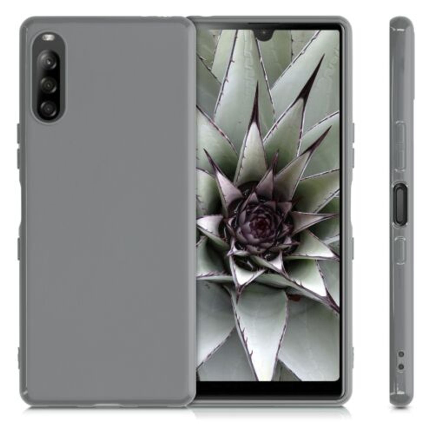 Husa pentru Sony Xperia L4, Silicon, Gri, 51941.155 fotografia produsului View 2 L