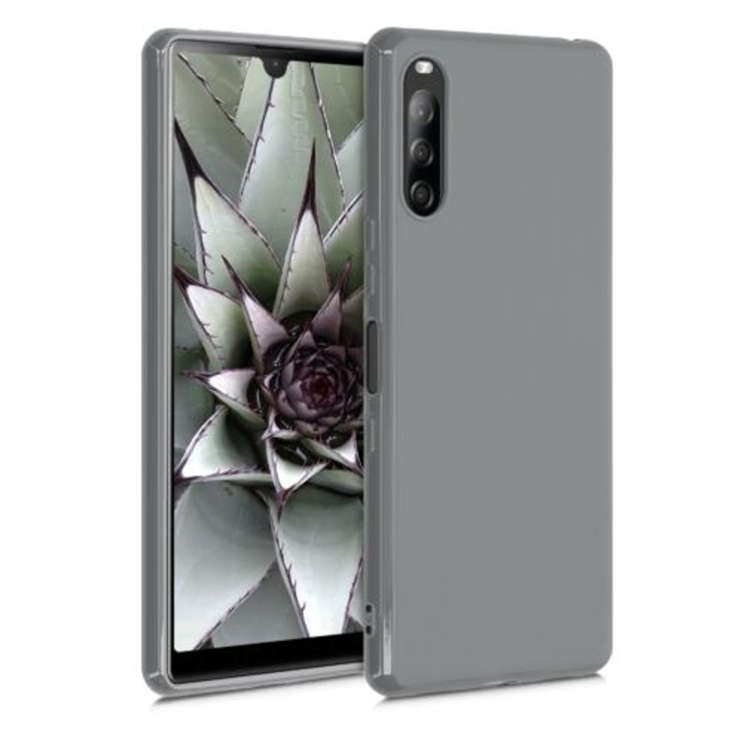 Husa pentru Sony Xperia L4, Silicon, Gri, 51941.155 fotografia produsului