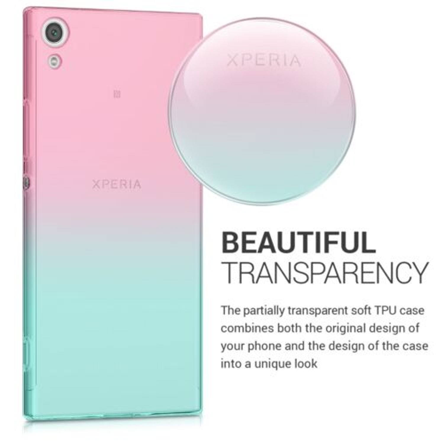 Husa pentru Sony Xperia XA1, Silicon, Multicolor, 44029.01 fotografia produsului View 4 L