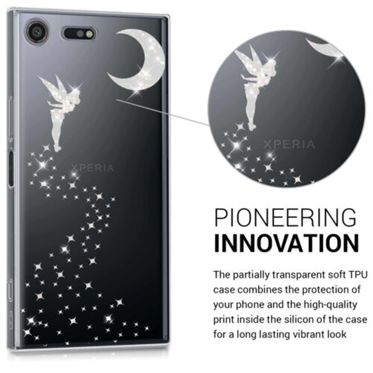 Husa pentru Sony Xperia XZ Premium, Silicon, Silver, 41356.03 fotografia produsului View 3 L