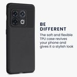Husa pentru OnePlus 10 Pro, Silicon, Negru, 57250.01, Kwmobile fotografia produsului View 4 S