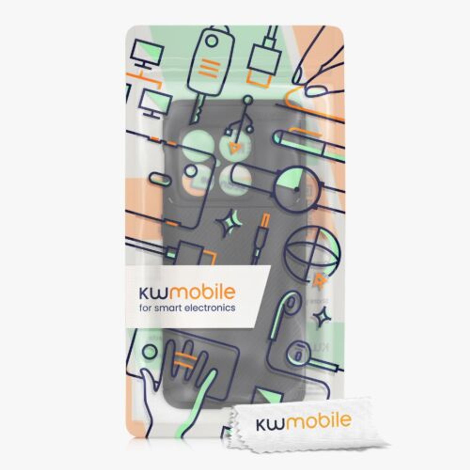 Husa pentru OnePlus 10 Pro, Silicon, Negru, 57250.01, Kwmobile fotografia produsului View 7 L