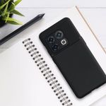 Husa pentru OnePlus 10 Pro, Silicon, Negru, 57250.01, Kwmobile fotografia produsului View 3 S
