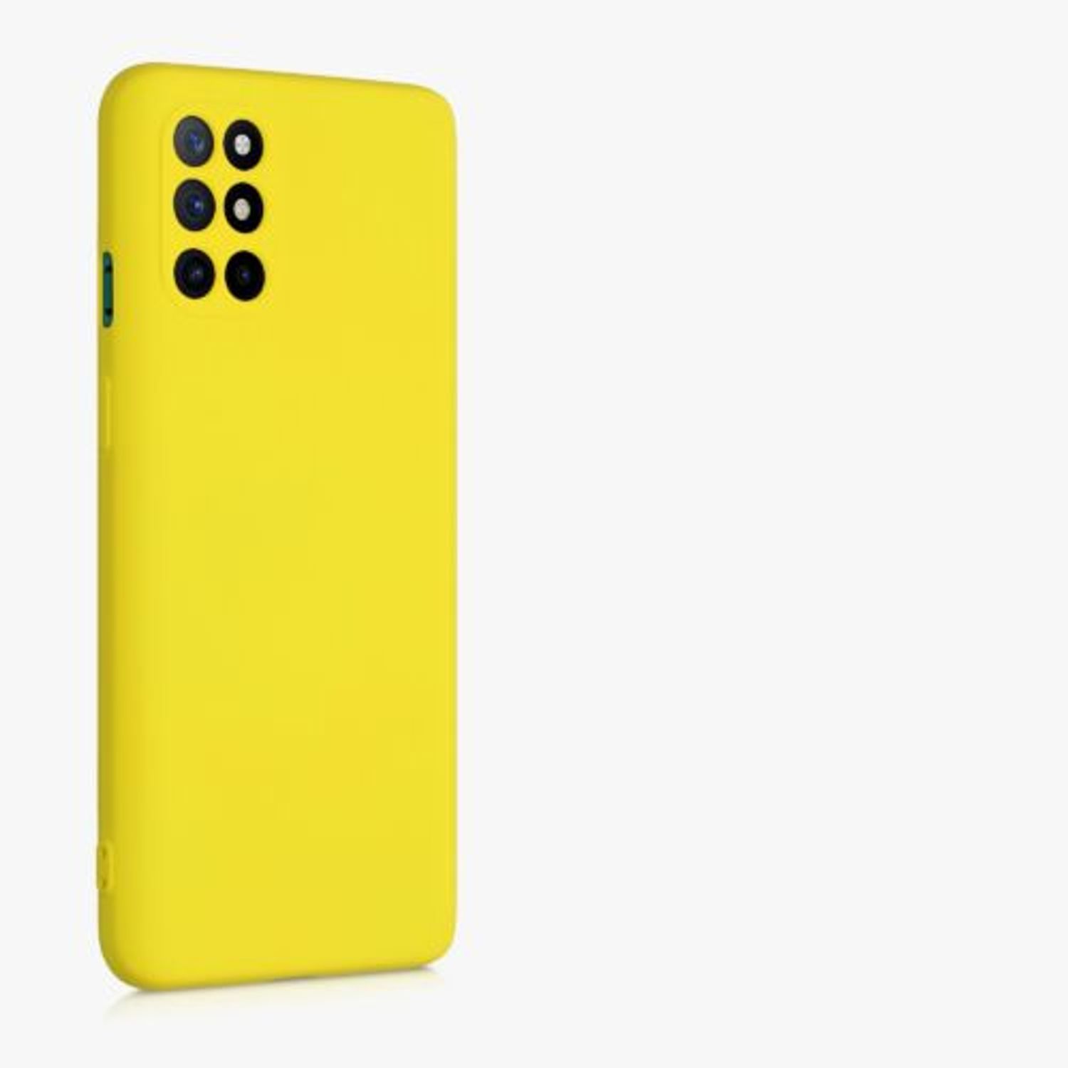 Husa pentru OnePlus 8T, Silicon, Galben, 55350.165, Kwmobile fotografia produsului View 3 L