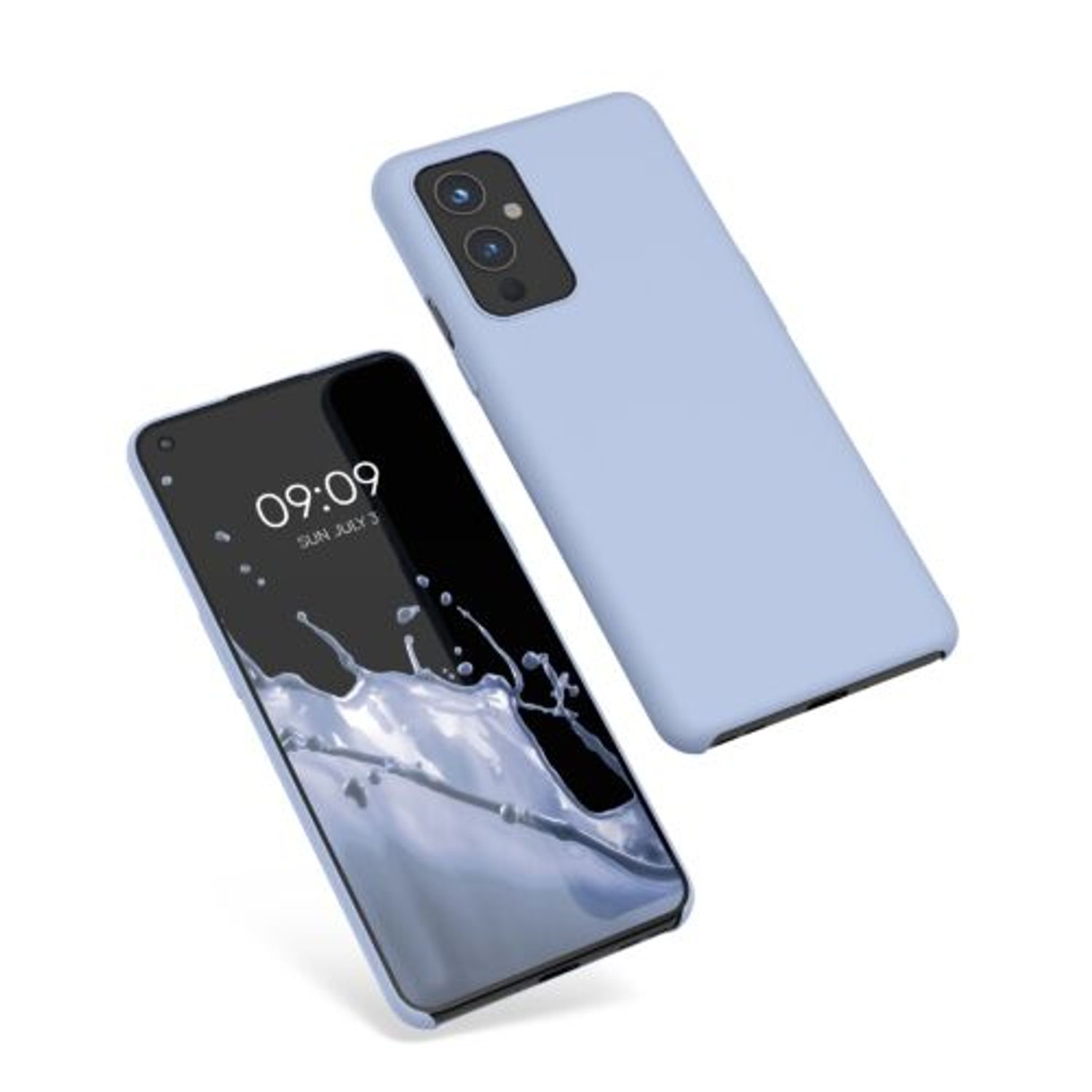 Husa pentru OnePlus 9, Silicon, Albastru, 56040.58, Kwmobile fotografia produsului View 2 L