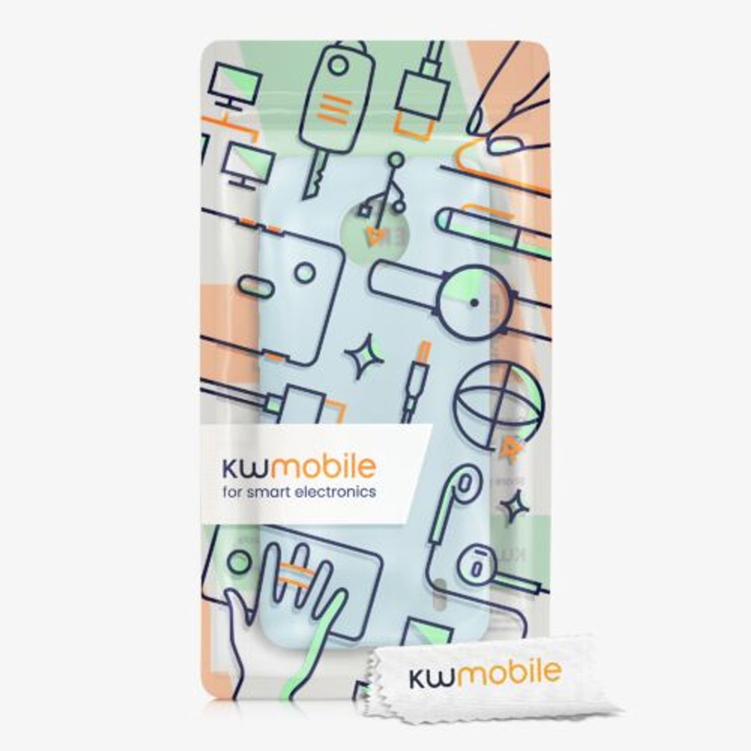 Husa pentru Nokia C20/C10, Silicon, Albastru, 54848.200, Kwmobile fotografia produsului View 6 L