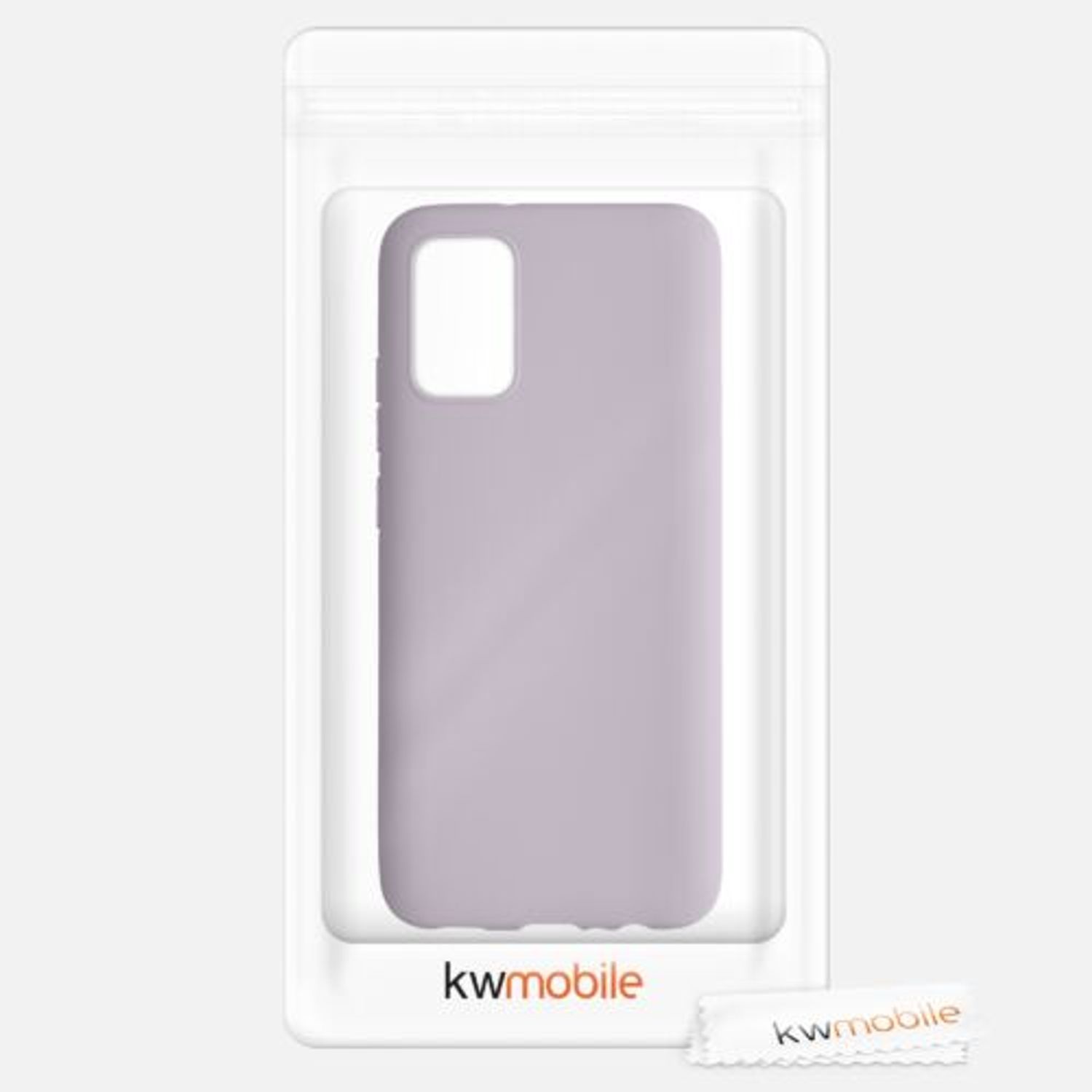 Husa pentru Samsung Galaxy A02s, Silicon, Mov, 54045.192, Kwmobile fotografia produsului View 5 L