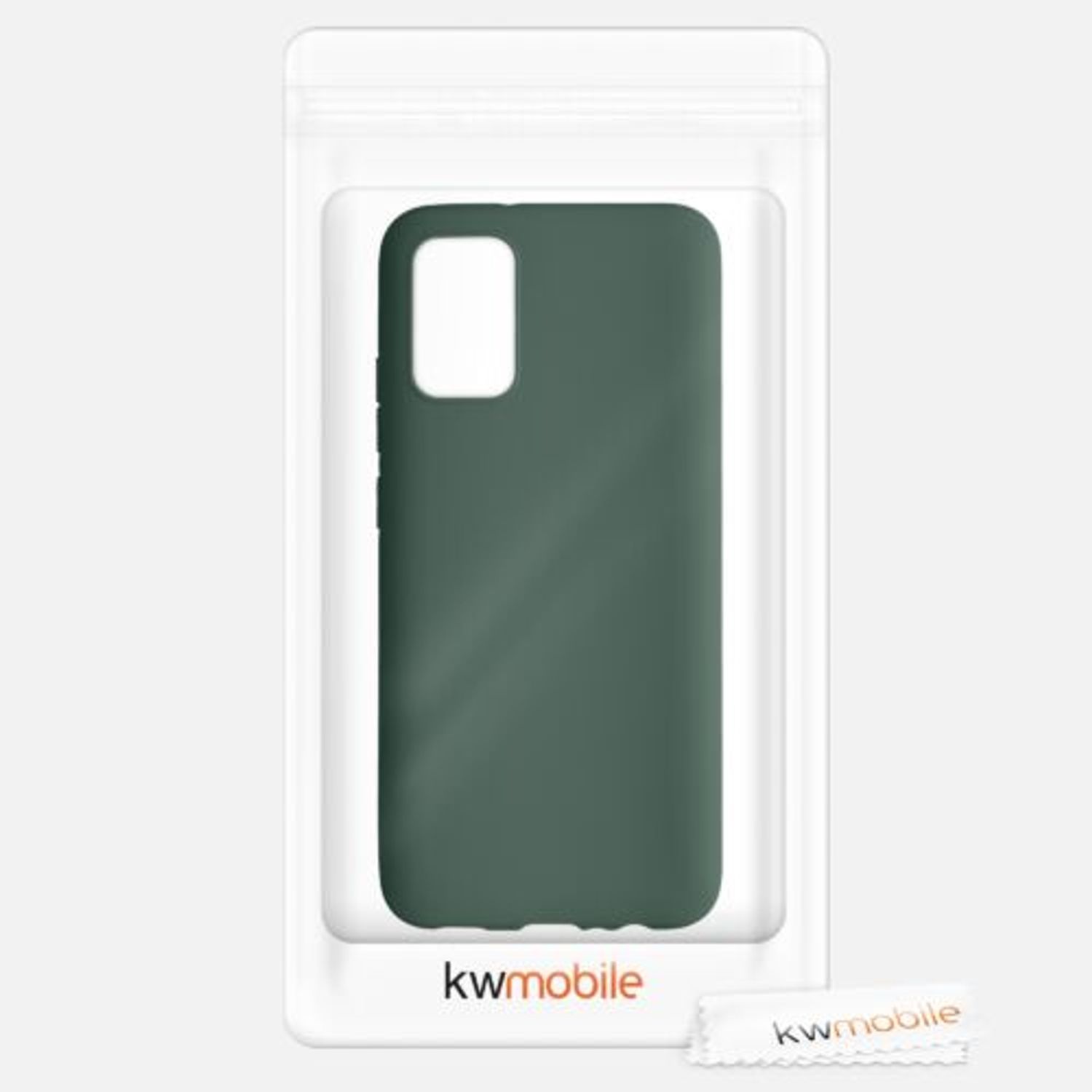 Husa pentru Samsung Galaxy A02s, Silicon, Verde, 54045.169, Kwmobile fotografia produsului View 6 L