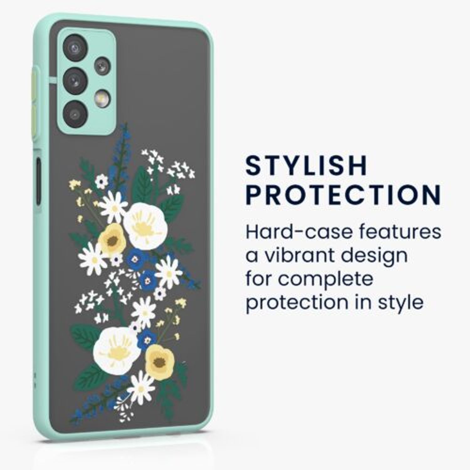Husa pentru Samsung Galaxy A32 5G, Silicon, Multicolor, 56341.01, Kwmobile fotografia produsului View 4 L