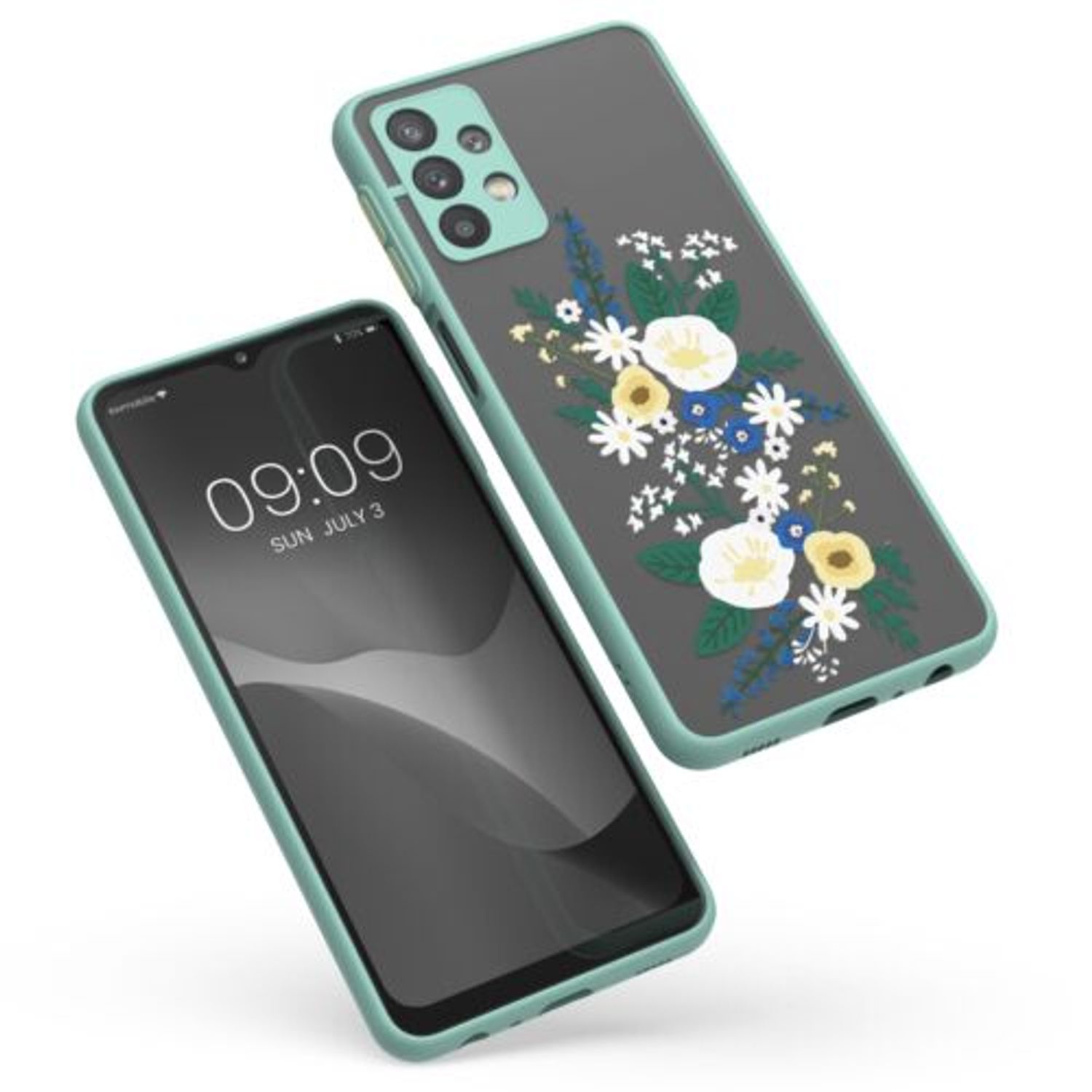 Husa pentru Samsung Galaxy A32 5G, Silicon, Multicolor, 56341.01, Kwmobile fotografia produsului View 2 L