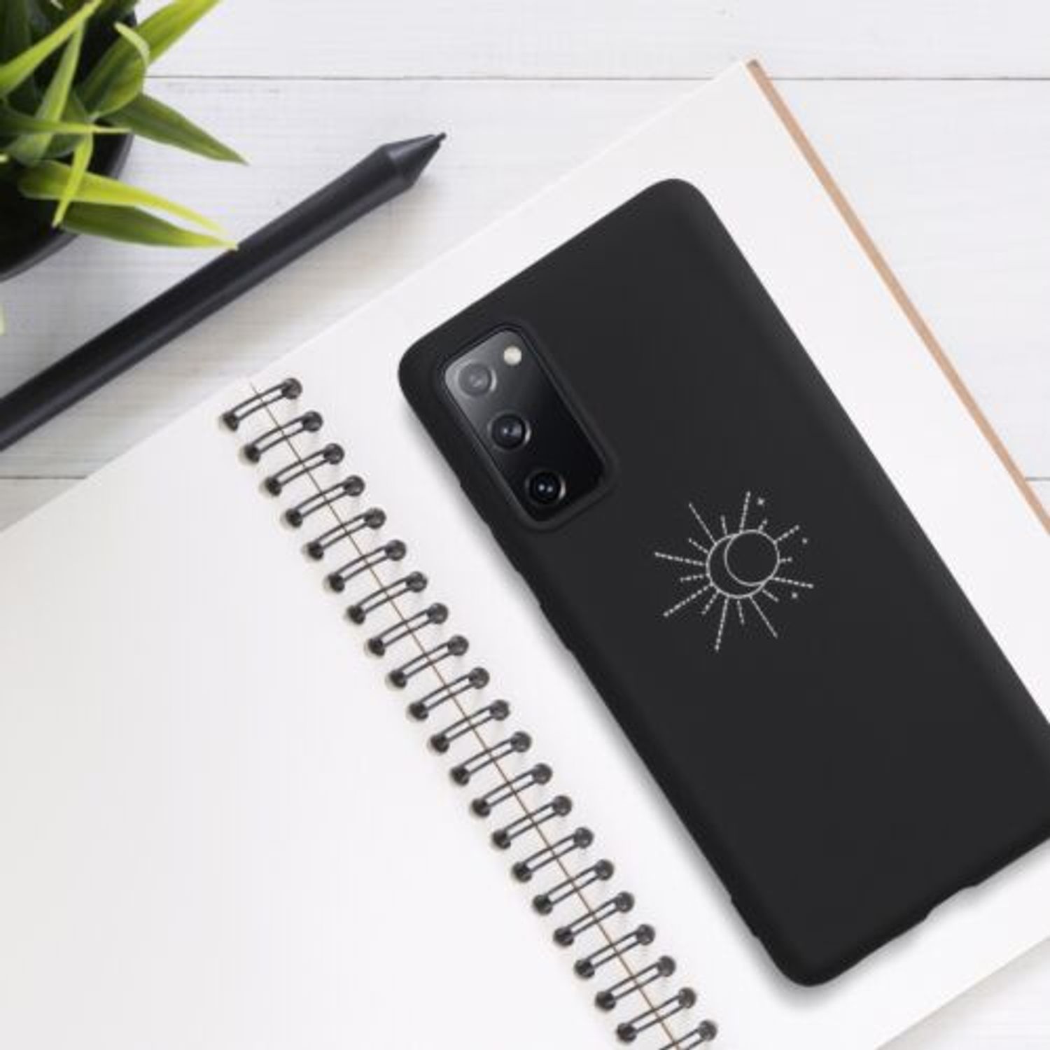 Husa pentru Samsung Galaxy S20 FE, Silicon, Negru, 54373.04, Kwmobile fotografia produsului View 3 L