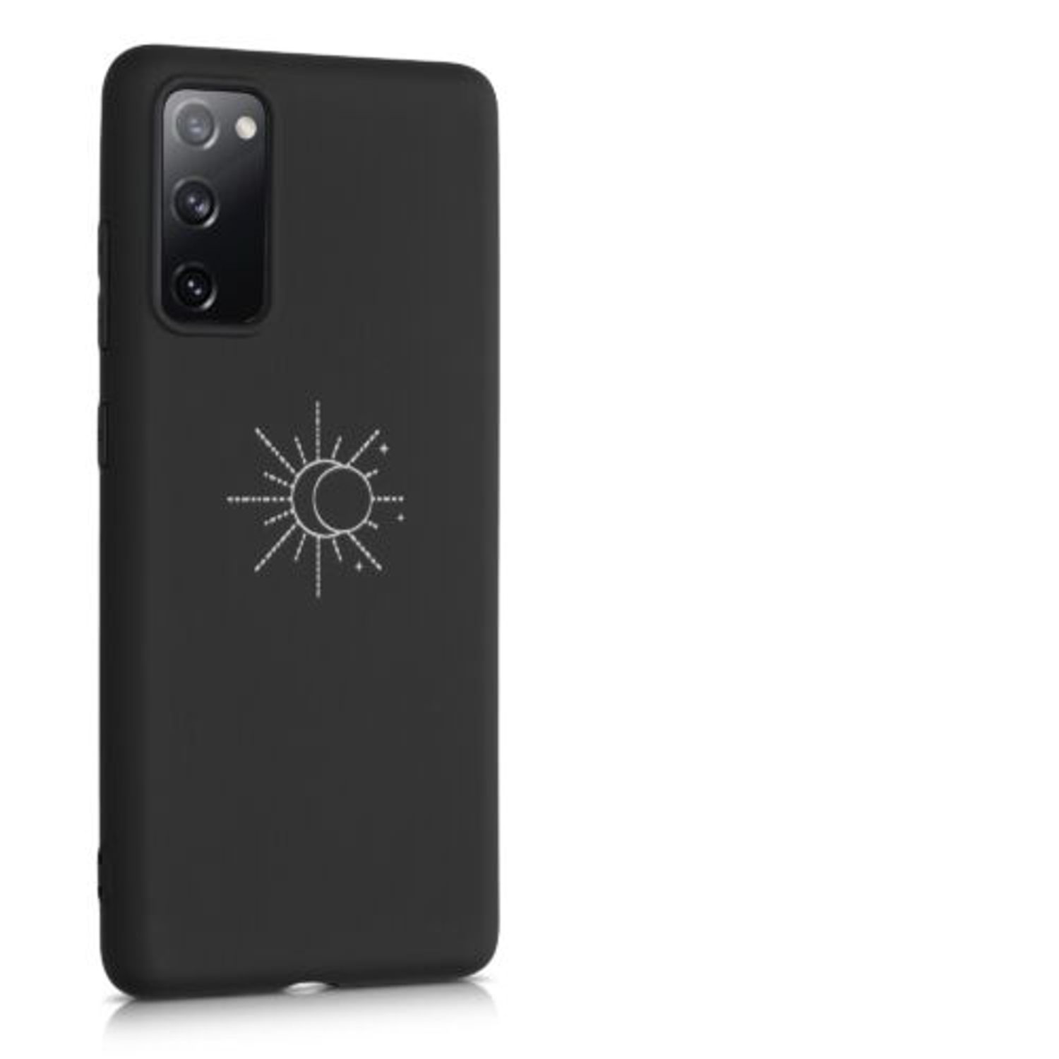 Husa pentru Samsung Galaxy S20 FE, Silicon, Negru, 54373.04, Kwmobile fotografia produsului View 7 L