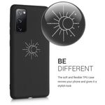 Husa pentru Samsung Galaxy S20 FE, Silicon, Negru, 54373.04, Kwmobile fotografia produsului View 4 S