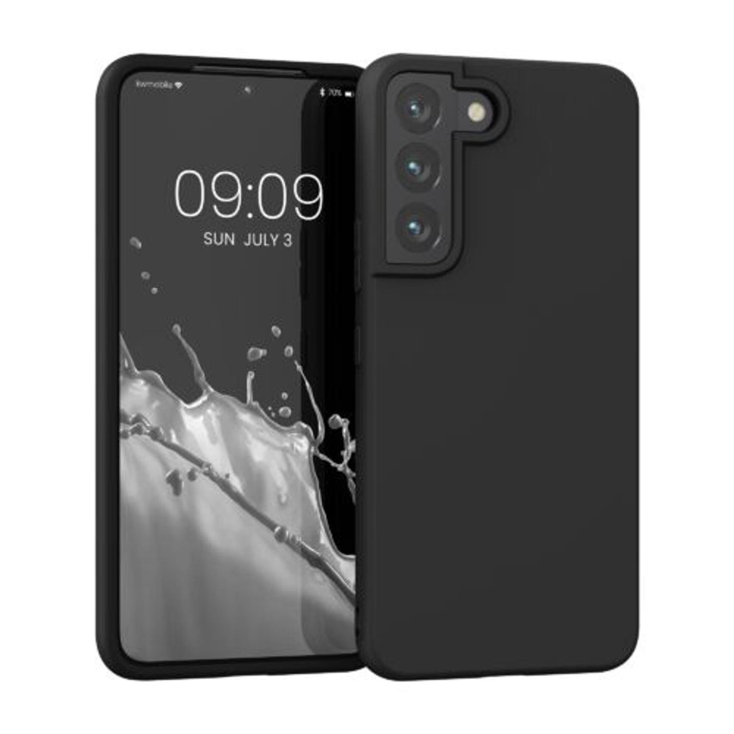 Husa pentru Samsung Galaxy S22, Silicon, Negru, 56758.47, Kwmobile fotografia produsului