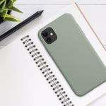 Husa pentru Apple iPhone 11, Silicon, Verde, 50791.172, Kwmobile fotografia produsului View 3 S