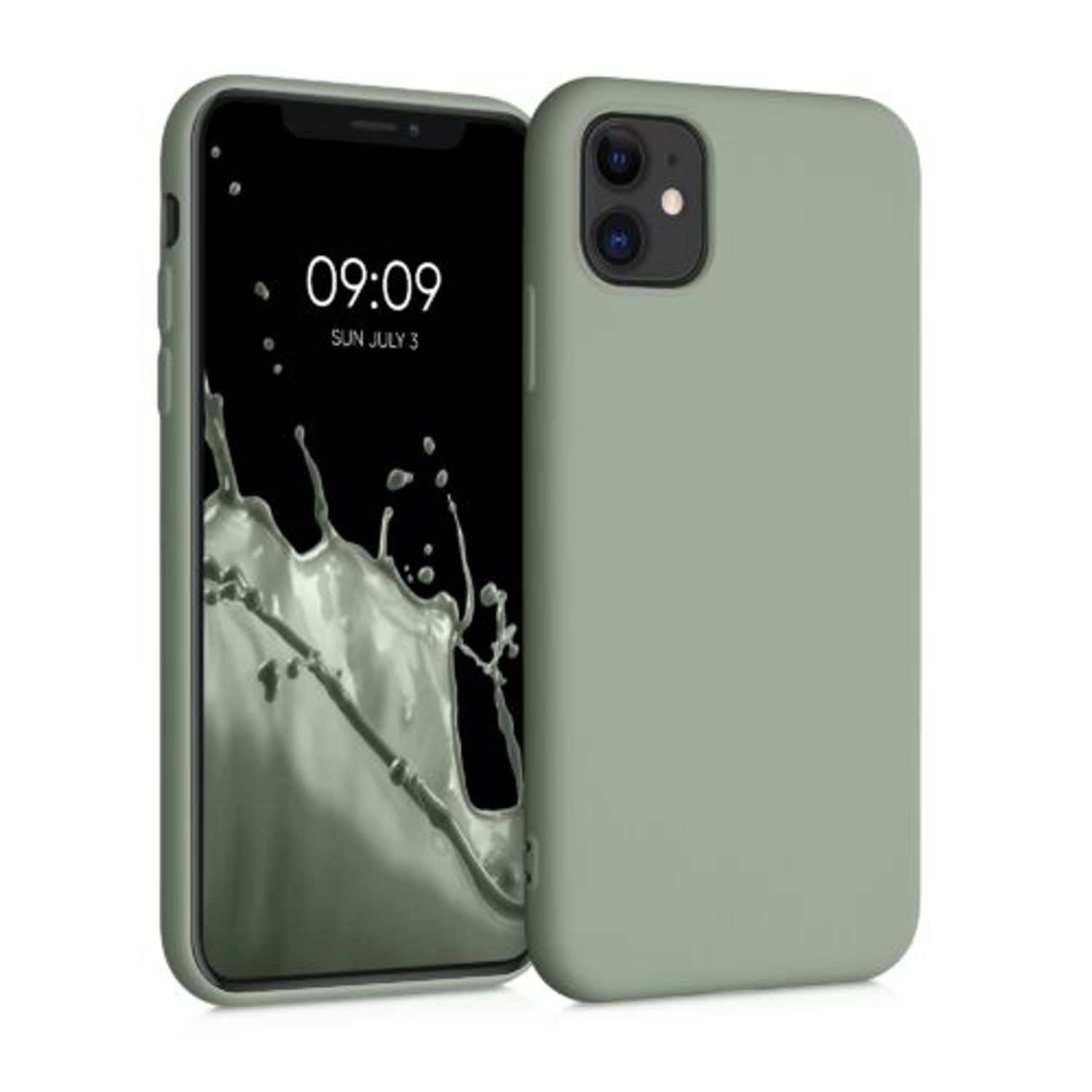 Husa pentru Apple iPhone 11, Silicon, Verde, 50791.172, Kwmobile fotografia produsului