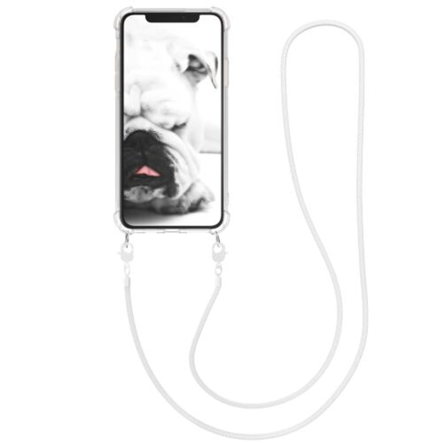 Husa pentru Apple iPhone 11 Pro Max, Silicon, Transparent, 50634.02, Kwmobile fotografia produsului
