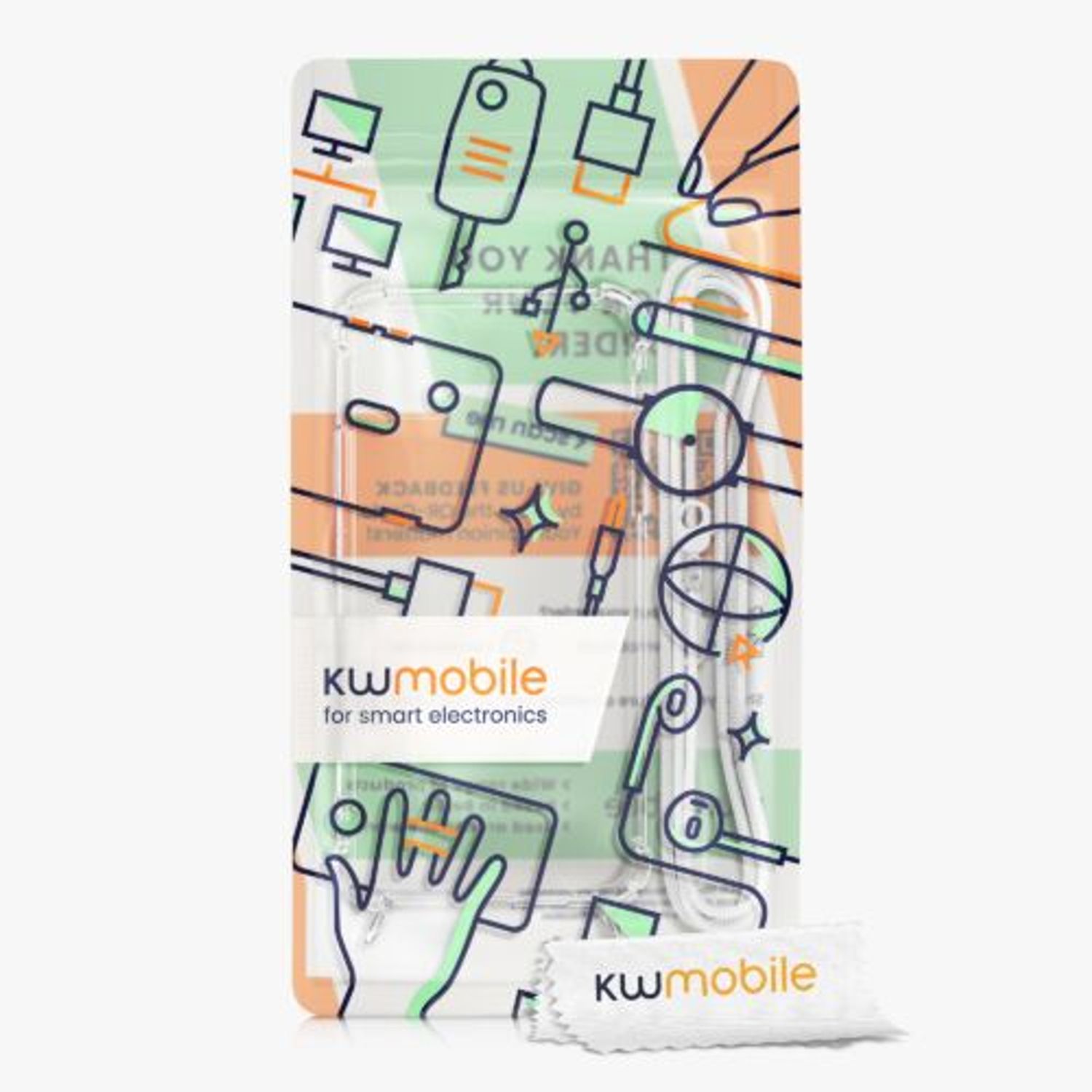 Husa pentru Apple iPhone 11 Pro Max, Silicon, Transparent, 50634.02, Kwmobile fotografia produsului View 7 L
