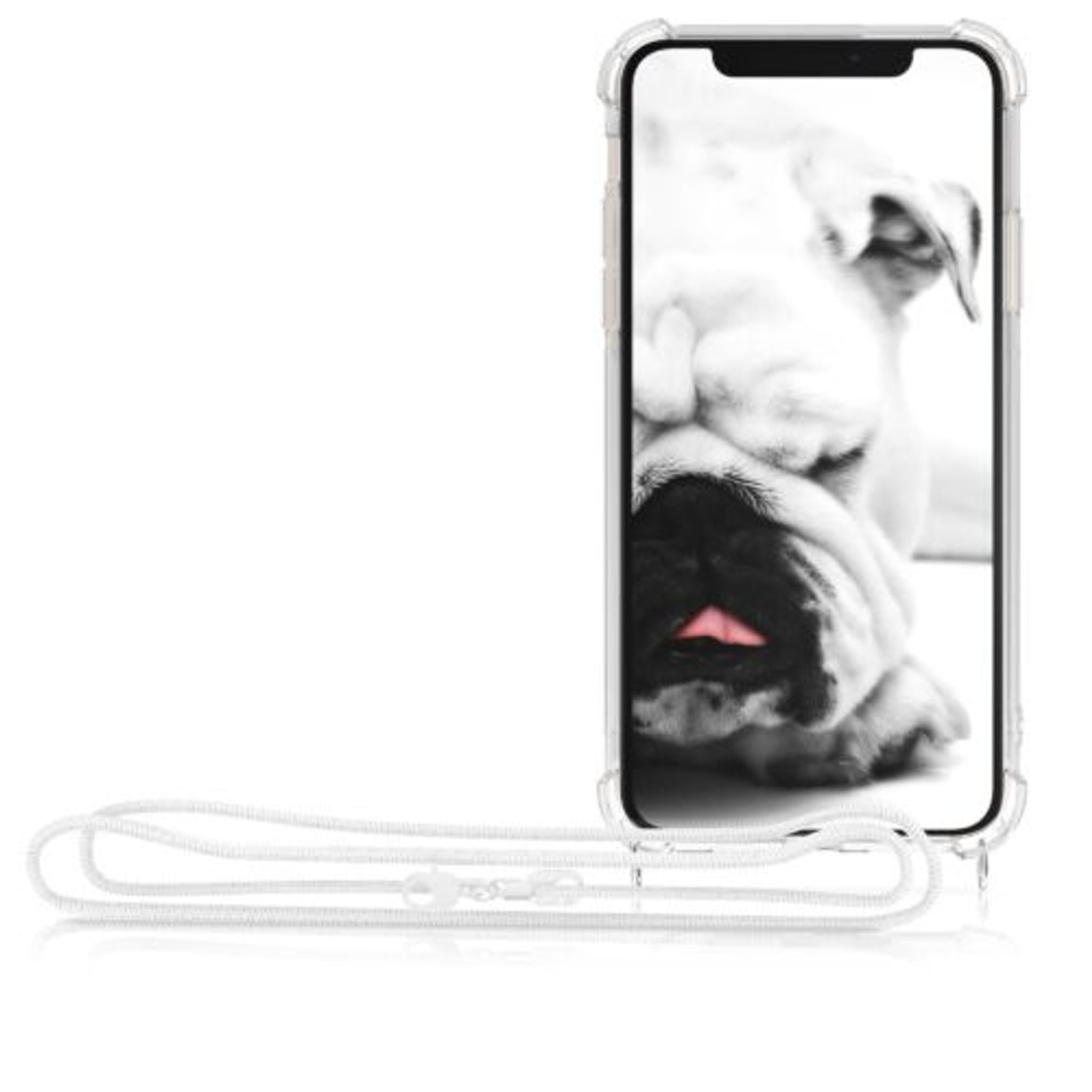 Husa pentru Apple iPhone 11 Pro Max, Silicon, Transparent, 50634.02, Kwmobile fotografia produsului View 8 L