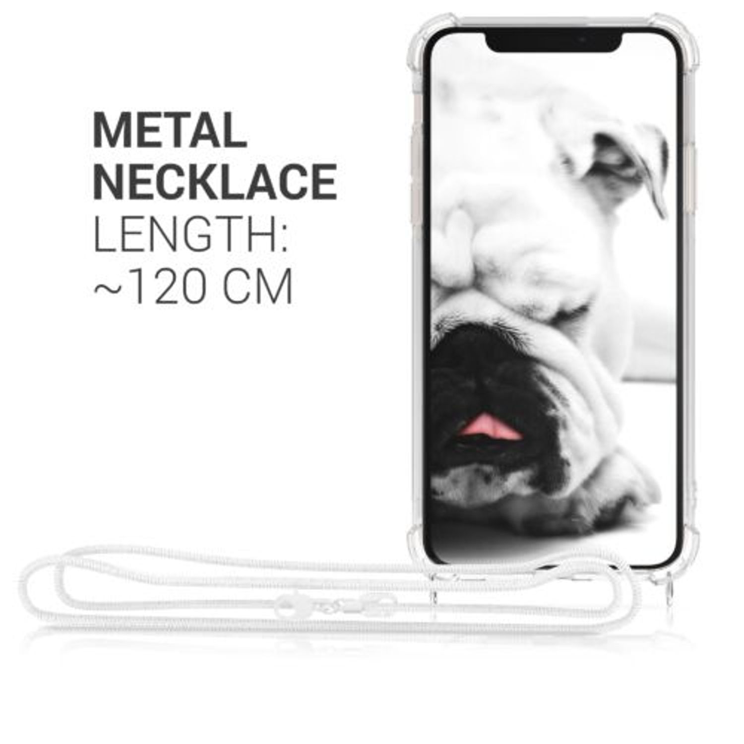 Husa pentru Apple iPhone 11 Pro Max, Silicon, Transparent, 50634.02, Kwmobile fotografia produsului View 4 L