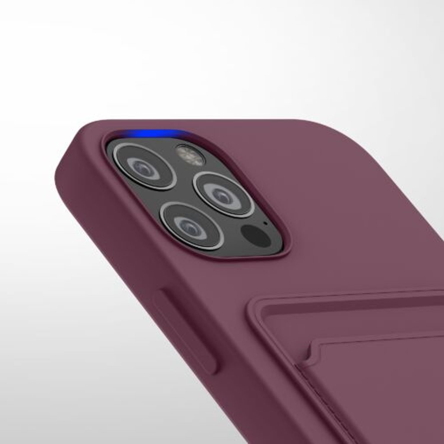 Husa pentru Apple iPhone 12/iPhone 12 Pro, Silicon, Violet, 55112.190, Kwmobile fotografia produsului View 10 L