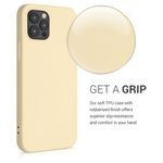 Husa pentru Apple iPhone 12/iPhone 12 Pro, Silicon, Crem, 53844.210 fotografia produsului View 5 S