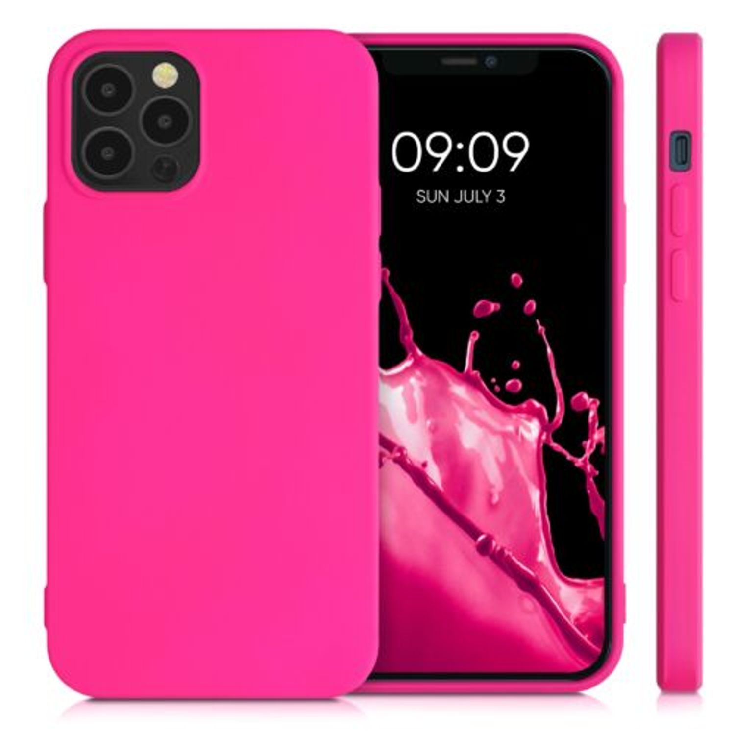 Husa pentru Apple iPhone 12/iPhone 12 Pro, Silicon, Roz, 53844.77 fotografia produsului View 2 L