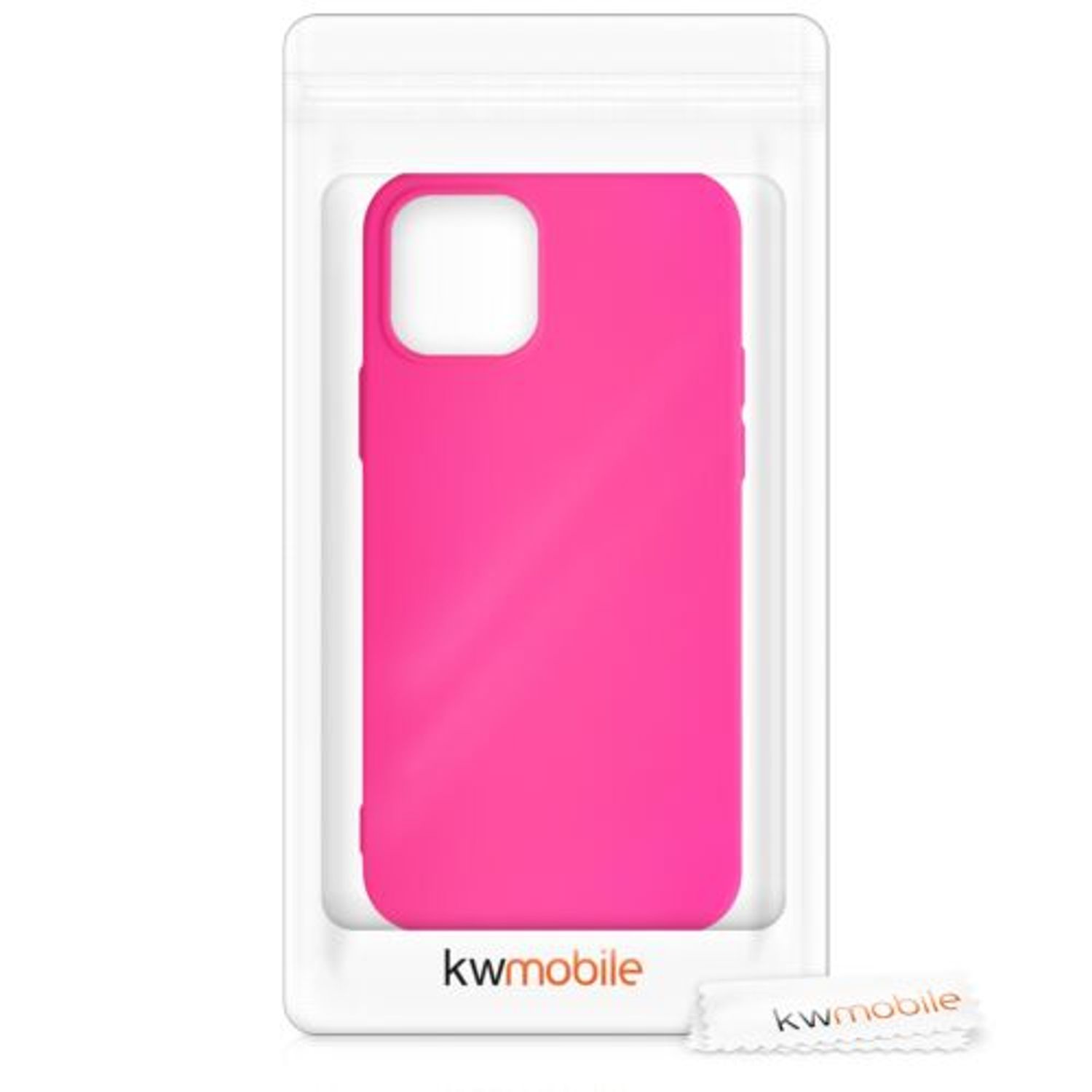 Husa pentru Apple iPhone 12/iPhone 12 Pro, Silicon, Roz, 53844.77 fotografia produsului View 7 L
