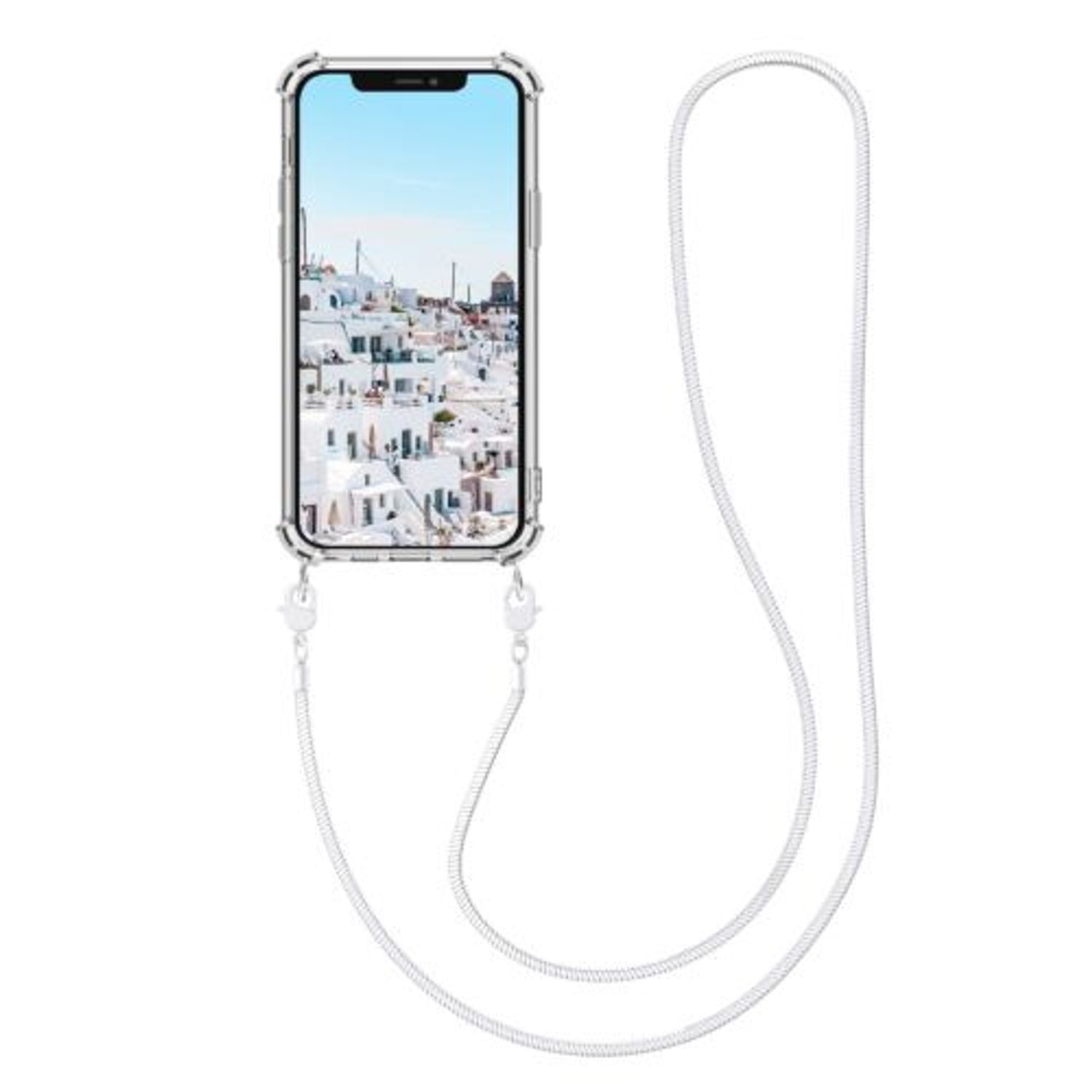 Husa pentru Apple iPhone 12 Pro Max, Silicon, Transparent, 53889.02, Kwmobile fotografia produsului