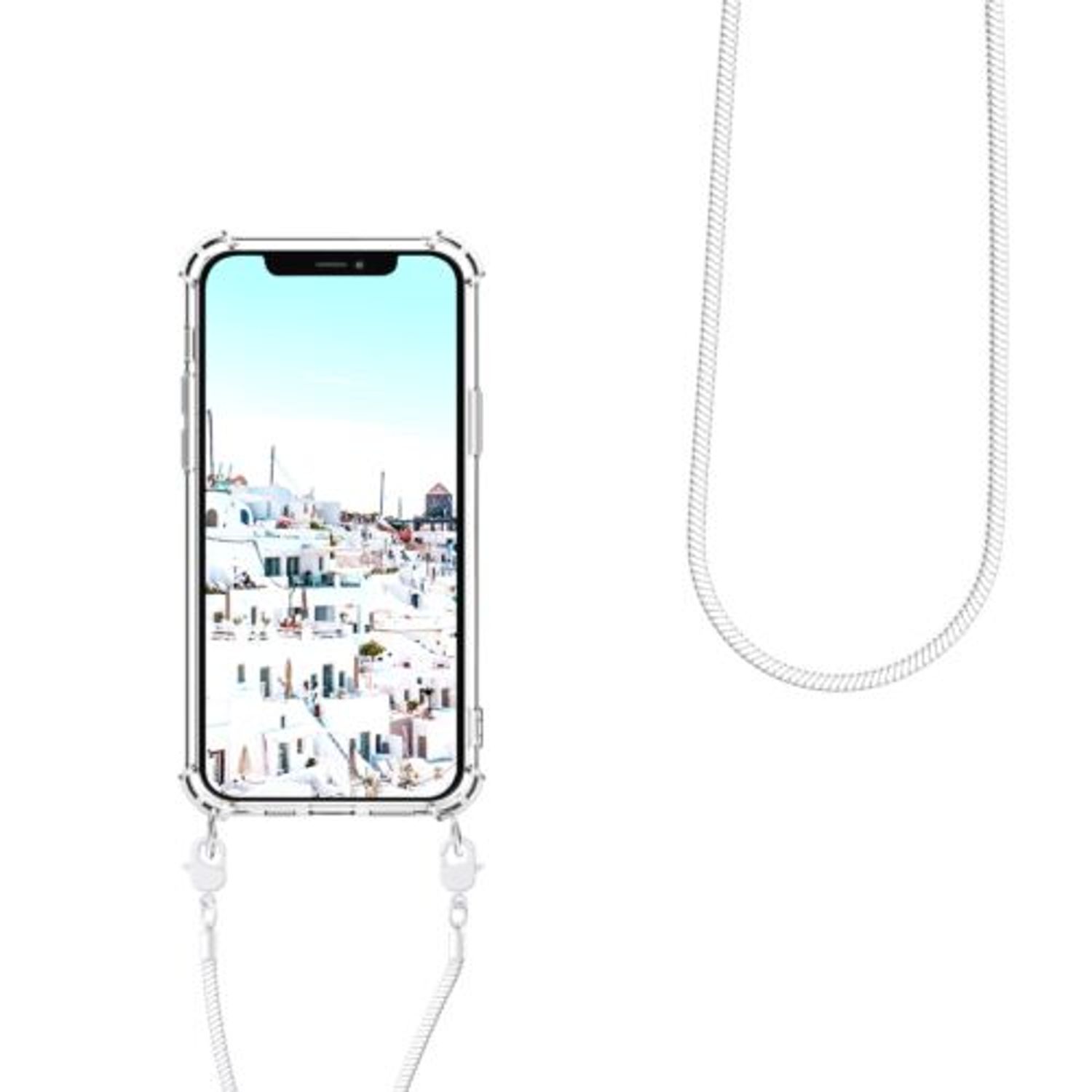 Husa pentru Apple iPhone 12 Pro Max, Silicon, Transparent, 53889.02, Kwmobile fotografia produsului View 2 L