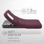 Husa pentru Apple iPhone 12 Mini, Silicon, Violet, 55111.190, Kwmobile fotografia produsului View 3 S