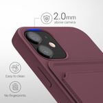 Husa pentru Apple iPhone 12 Mini, Silicon, Violet, 55111.190, Kwmobile fotografia produsului View 4 S