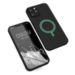 Husa pentru Apple iPhone 12 Pro Max, Silicon, Negru, 56557.01, Kwmobile fotografia produsului View 2 S