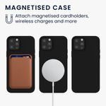 Husa pentru Apple iPhone 12 Pro Max, Silicon, Negru, 56557.01, Kwmobile fotografia produsului View 5 S