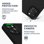 Husa pentru Apple iPhone 12 Pro Max, Silicon, Negru, 56557.01, Kwmobile fotografia produsului View 4 S