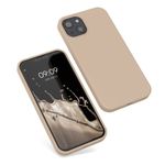Husa pentru Apple iPhone 13, Silicon, Crem, 55878.154, Kwmobile fotografia produsului View 2 S