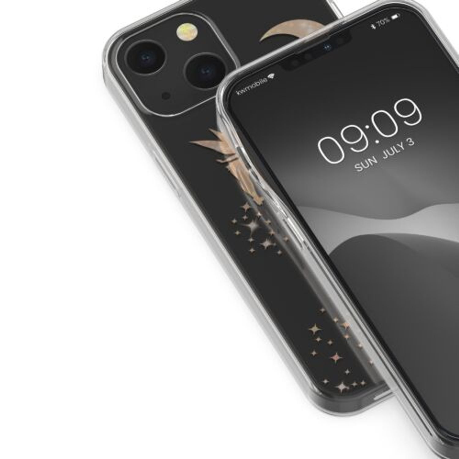 Husa pentru Apple iPhone 13, Silicon, Transparent, 57143.01, Kwmobile fotografia produsului View 10 L