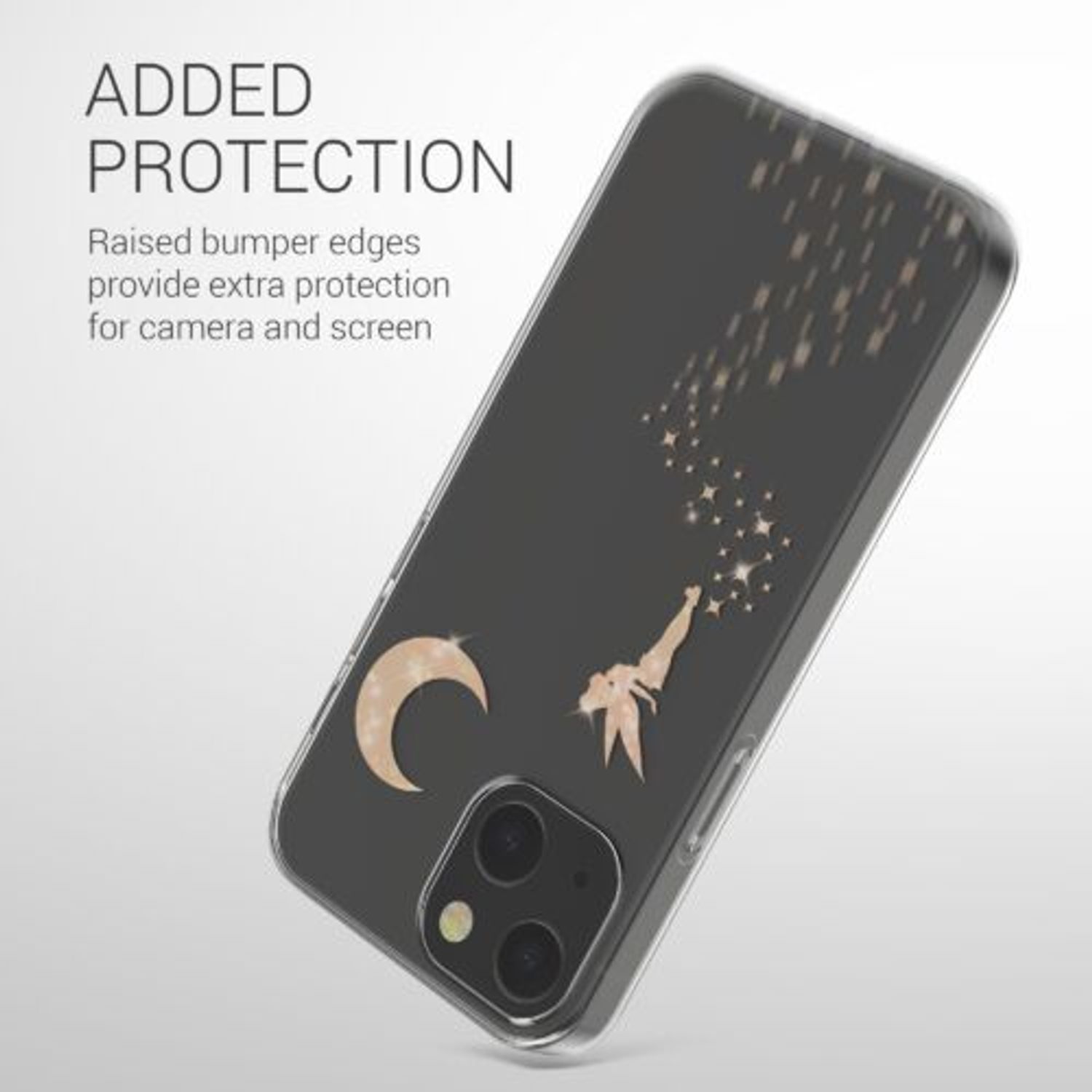 Husa pentru Apple iPhone 13, Silicon, Transparent, 57143.01, Kwmobile fotografia produsului View 7 L