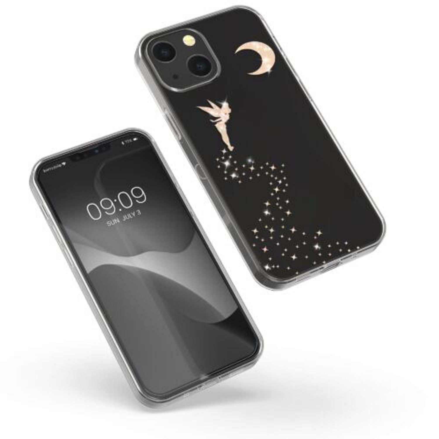 Husa pentru Apple iPhone 13, Silicon, Transparent, 57143.01, Kwmobile fotografia produsului View 2 L