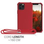 Husa pentru Apple iPhone 12/iPhone 12 Pro, Silicon, Rosu, 53840.09 fotografia produsului View 4 S
